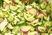 Cucumber and Radish Salad with Tangy Dill Vinaigrette