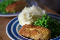 Wild Garlic Chicken Kiev Recipe with Crispy Herb Butter Center