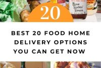 20 Food Delivery Options You Can Order Now for Fast Home Delivery
