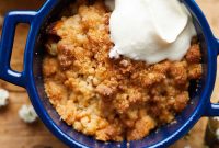 Crispy Air Fryer Peach Cobbler Recipe in 30 Minutes