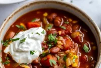 Instant Pot Hearty Vegetarian Chili Recipe