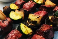 Traeger Hibachi Steak Skewers Recipe for Juicy Grilled Meat