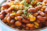 Slow Cooker Honey BBQ Baked Beans Recipe for Potluck Success