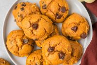 Spiced Pumpkin Chocolate Chip Cookies Made with Cake Mix