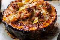 Sausage-Stuffed Acorn Squash Recipe for Fall Dinners