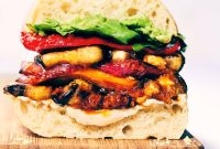 Peri Peri Roasted Vegetable Sandwiches with Tangy Sauce