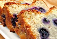 Moist Blueberry Lemon Pound Cake Recipe for Tender Loaf