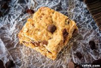 Chewy Oatmeal Raisin Chocolate Chip Bars — Homemade Recipe