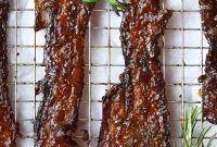 Rosemary Fig Jam Candied Bacon Recipe for Savory Appetizers