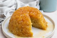 Vegan Steamed Syrup Sponge Pudding Recipe