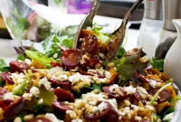 Roasted Pumpkin & Feta Salad with Spicy Chorizo
