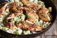 Lemony Paprika Chicken Tenderloin Pasta Recipe