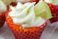 Key Lime Stuffed Strawberries (Quick Video Tutorial)