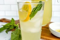 Refreshing Basil Lemonade Recipe: Homemade Citrus Drink with Herbs