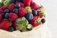Eggless Berry Chocolate Cake with Cream Cheese Frosting