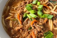 Slow Cooker Beef Udon Noodle Soup Recipe