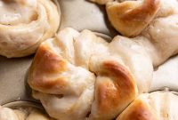 Twisted Sweet Cream Cheese Muffins: Soft Swirl Buns Recipe