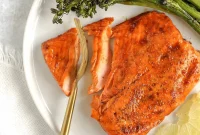 Crispy Air Fryer Salmon from Frozen in 15 Minutes