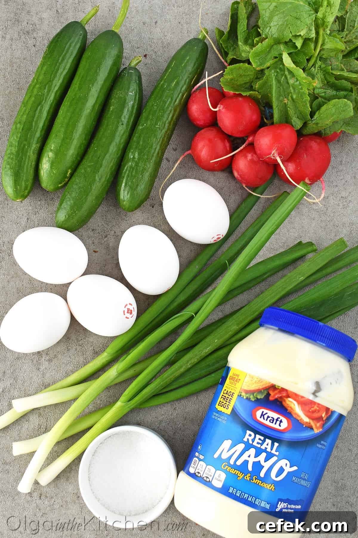 cucumber radish salad ingredients