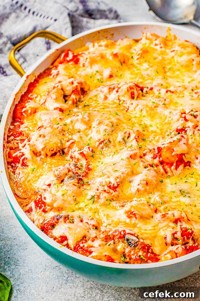 Cheesy Gnocchi and Meatballs