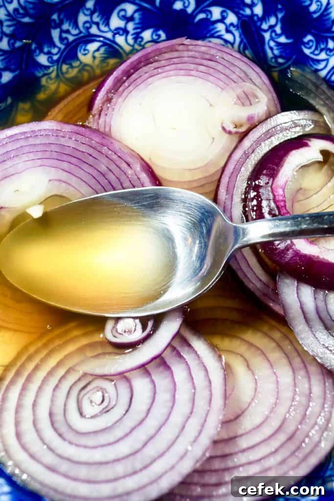 Syrup from onion and honey for cough