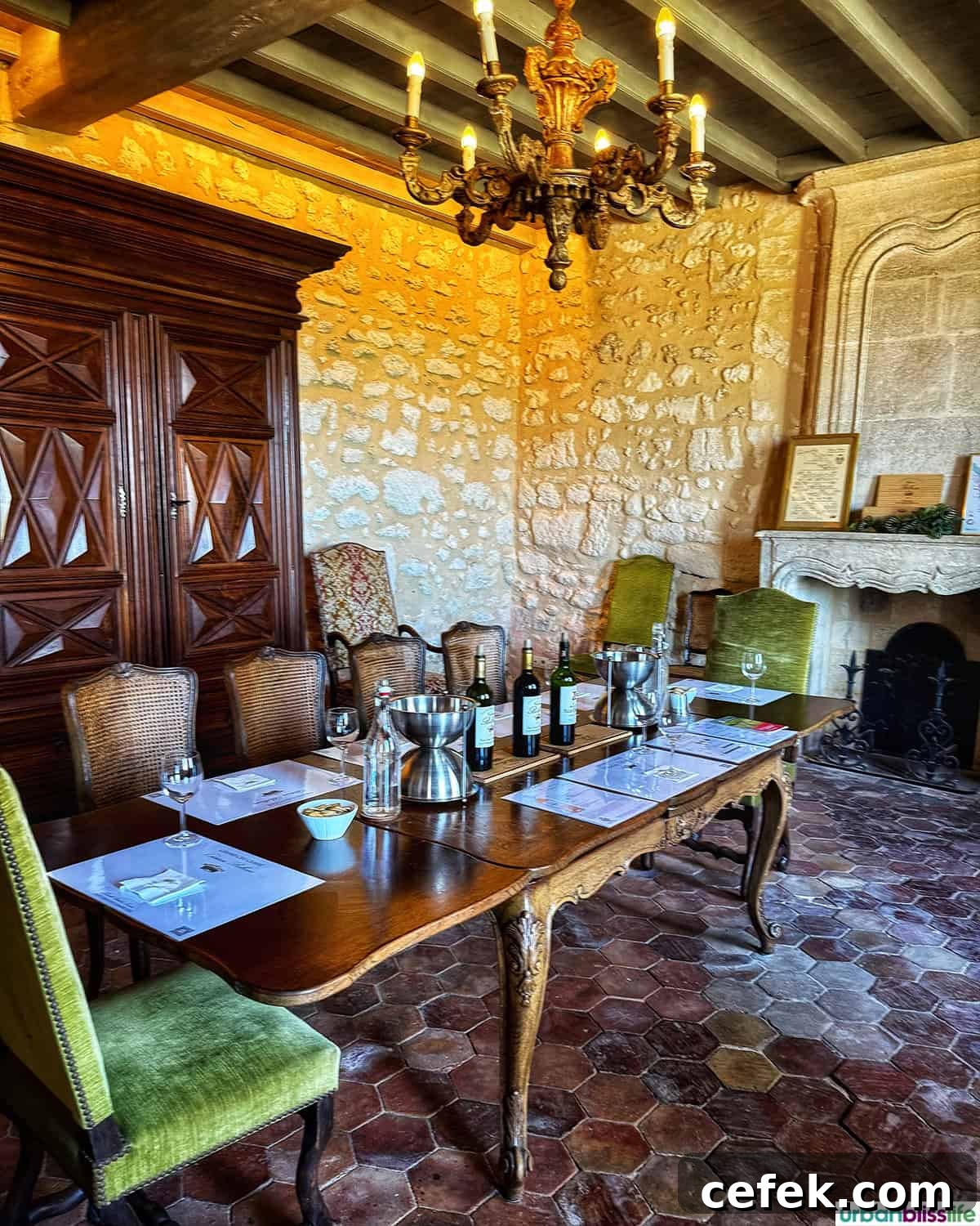 Chateau Bellevue tasting room.