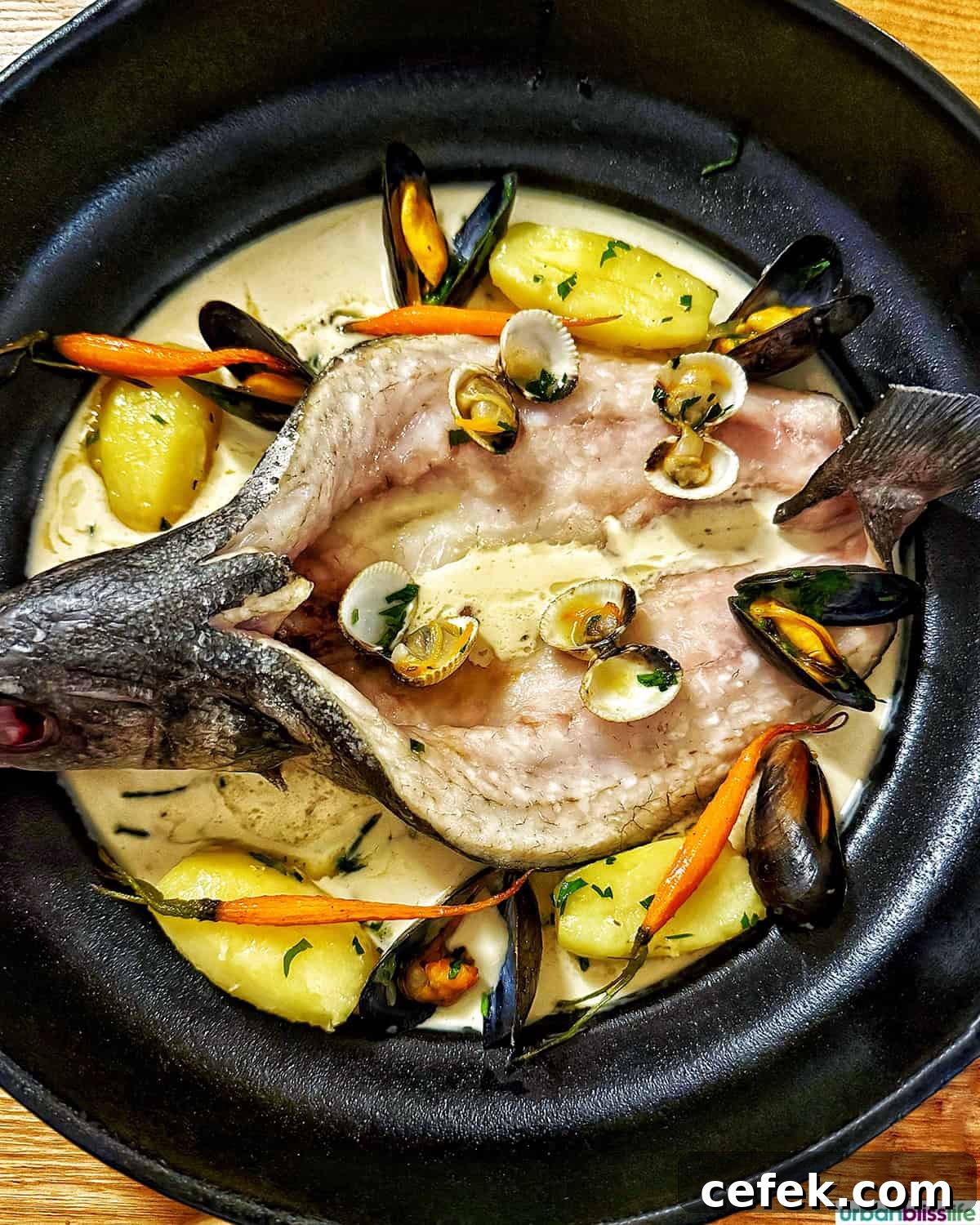 sea bream at Ost restaurant in Bordeaux, France.