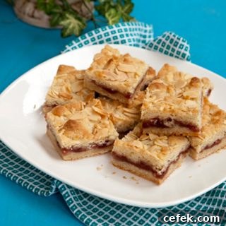 Butter Almond Jam Bars