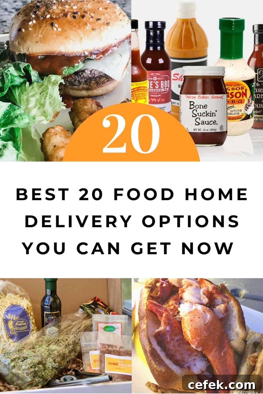 20 food home delivery options to get now