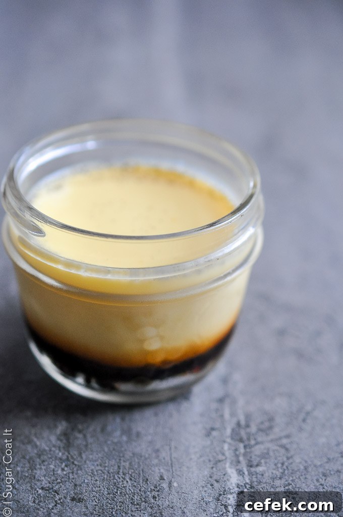 creme caramel while still in jar | i sugar coat it