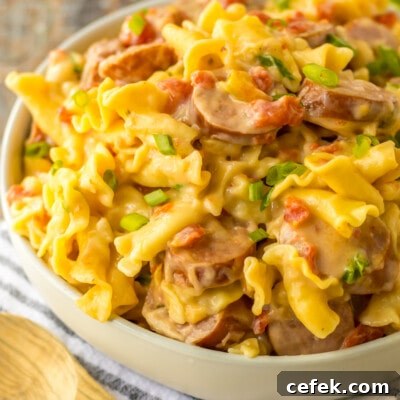 Creamy Sausage Pasta feature