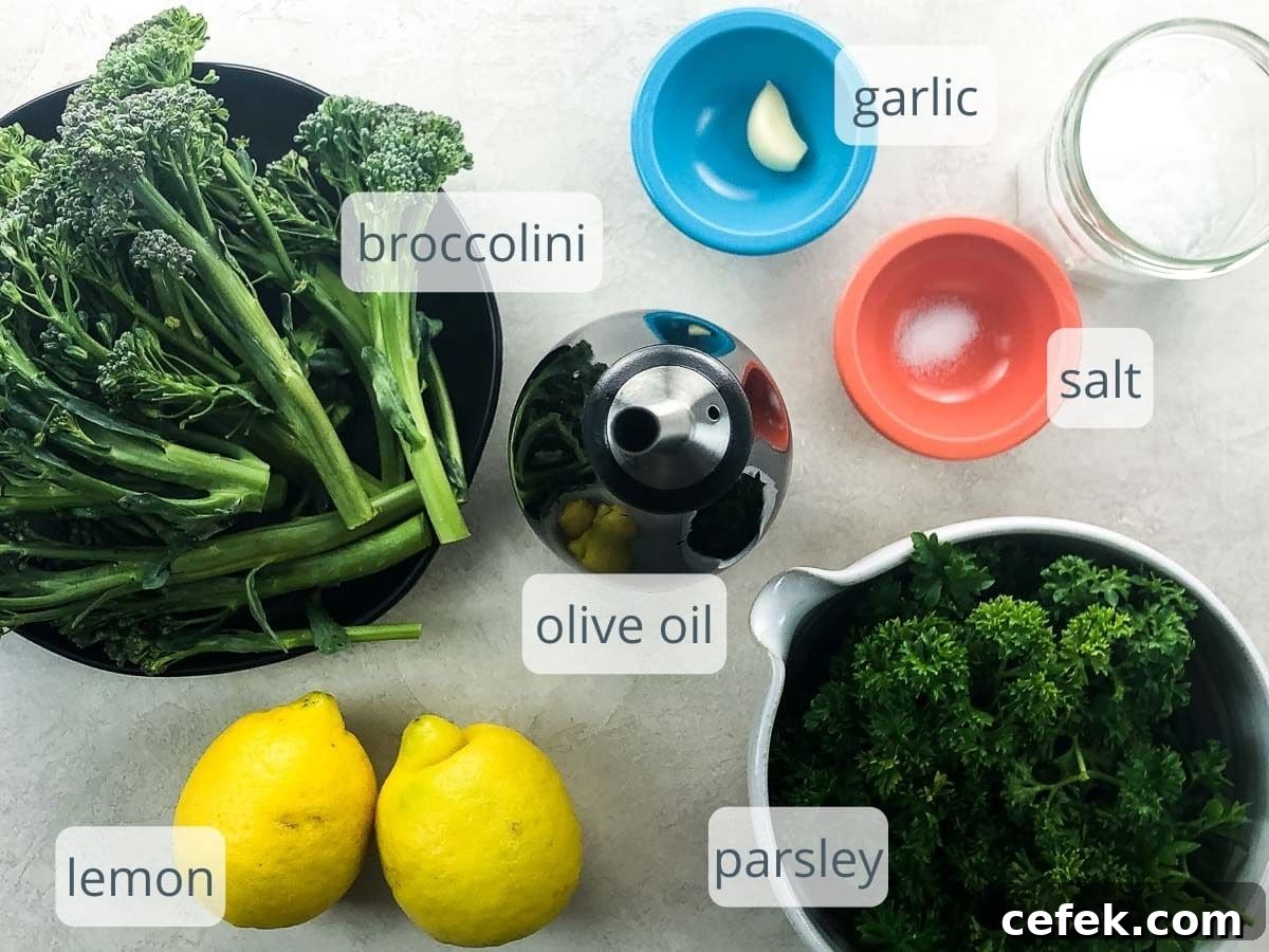ingredients in bowls