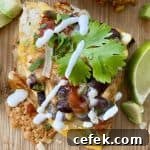 A wedge of a tortilla stack with limes.
