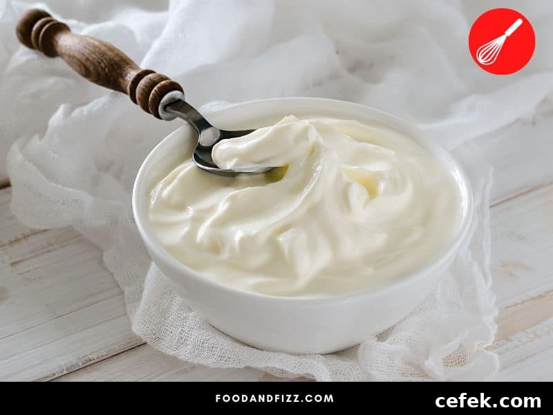 Full-fat Greek yogurt may be used as a substitute for heavy cream.