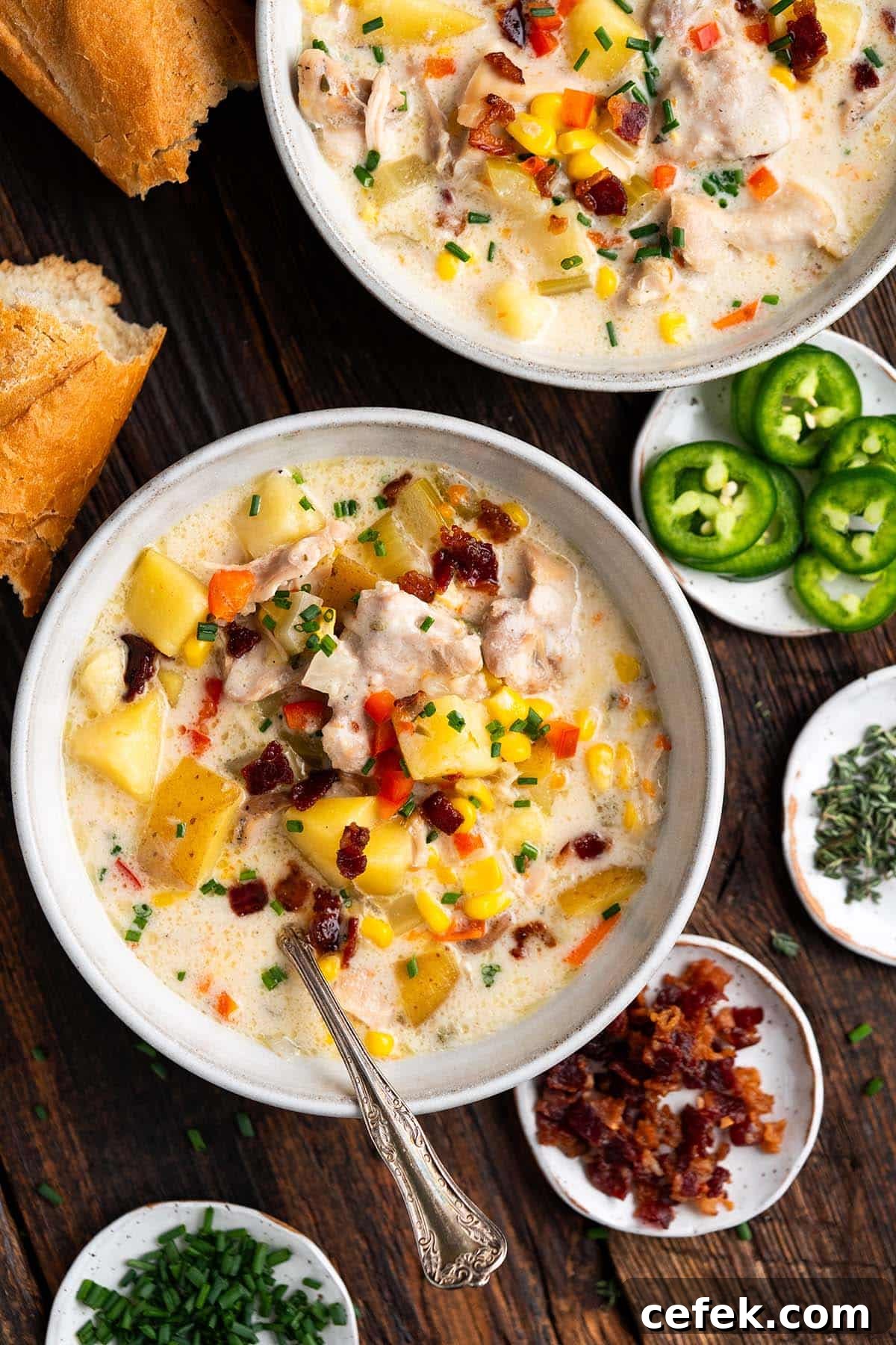 10. Crockpot Chicken Corn Chowder