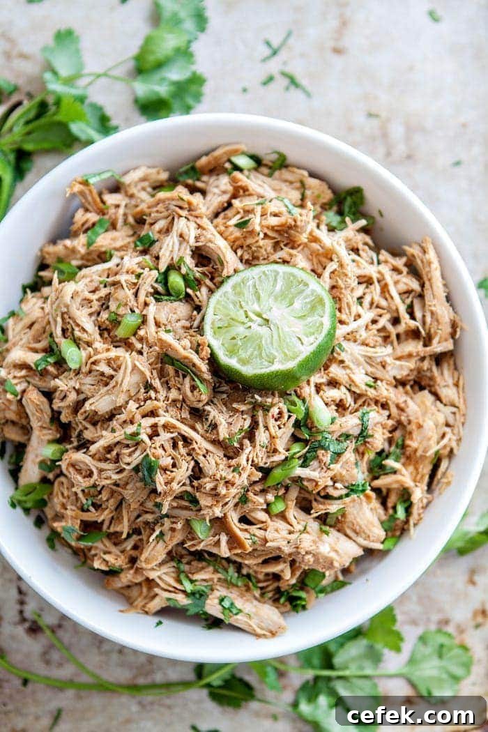 11. Crockpot Mexican Chicken