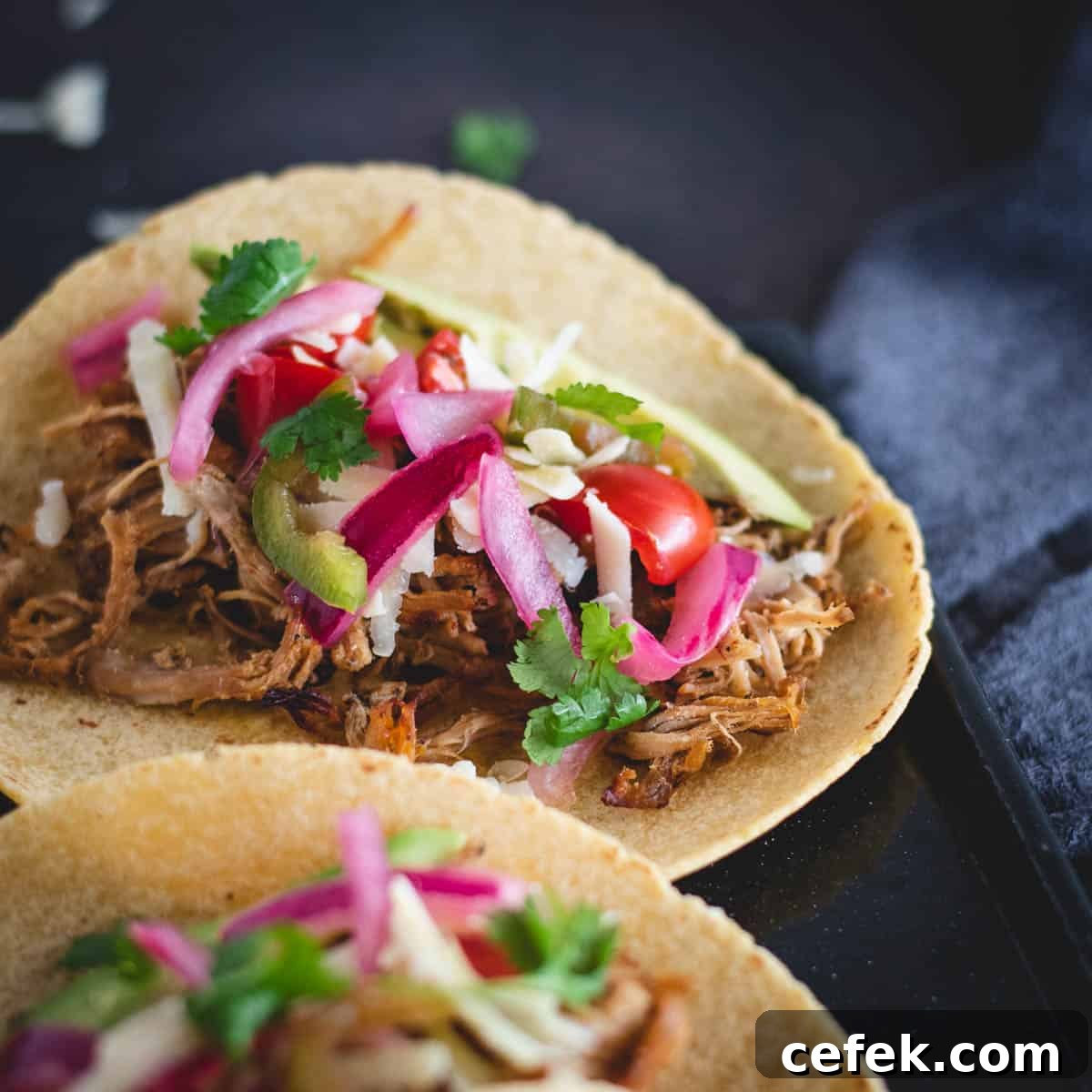 12. Pork Tenderloin Carnitas Tacos