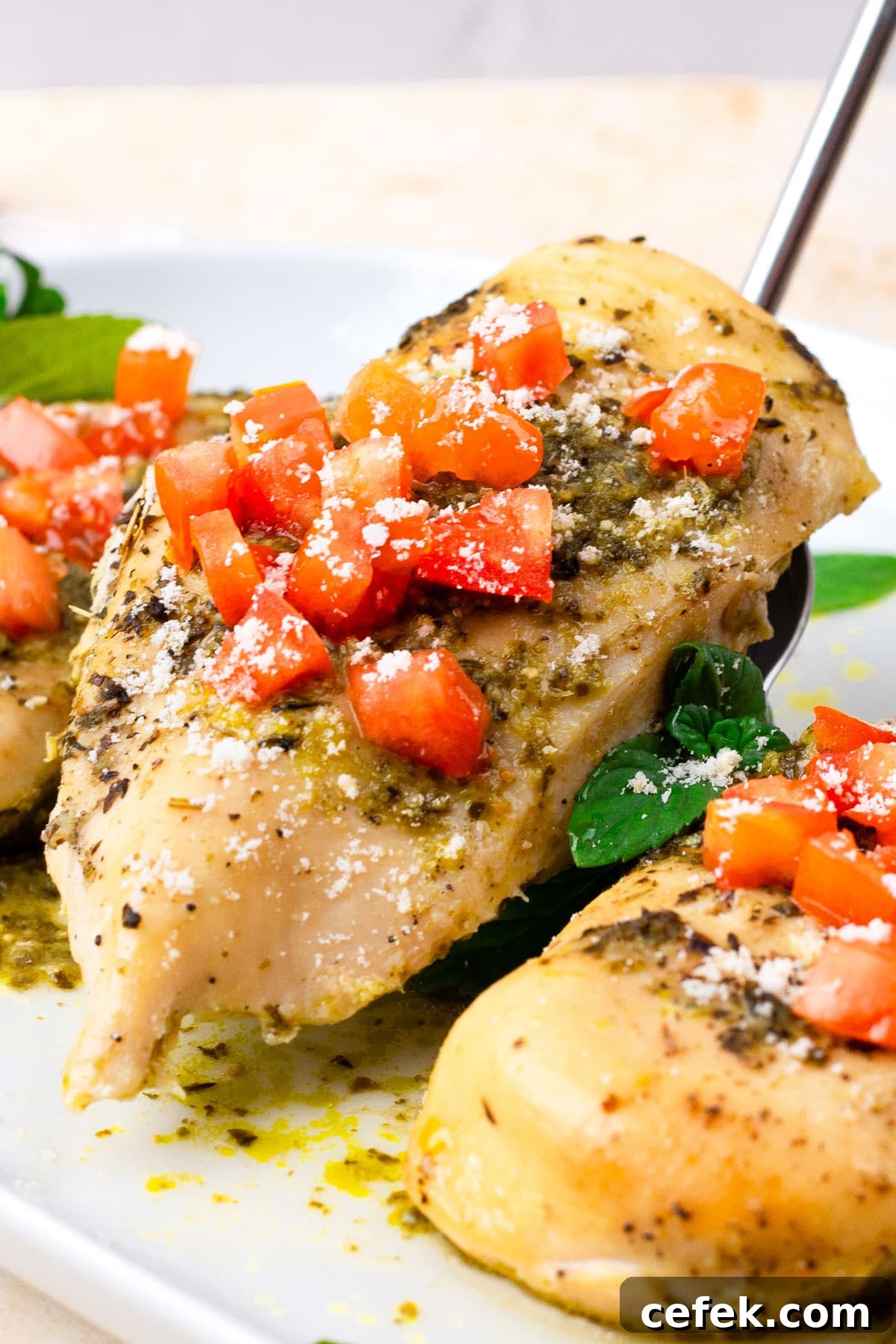 crockpot pesto chicken