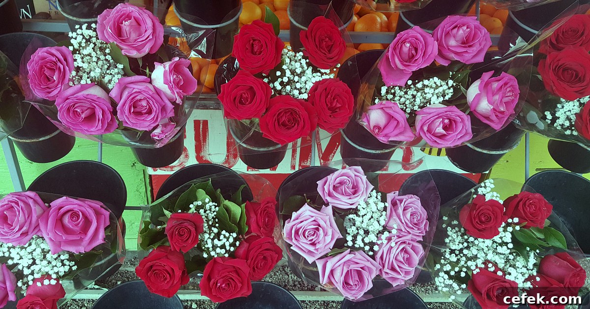 santiagos fruit stand roses