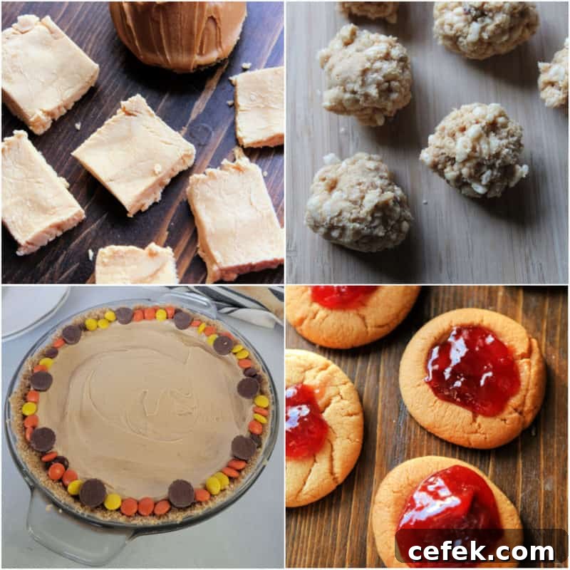 Collage of Peanut Butter Recipes