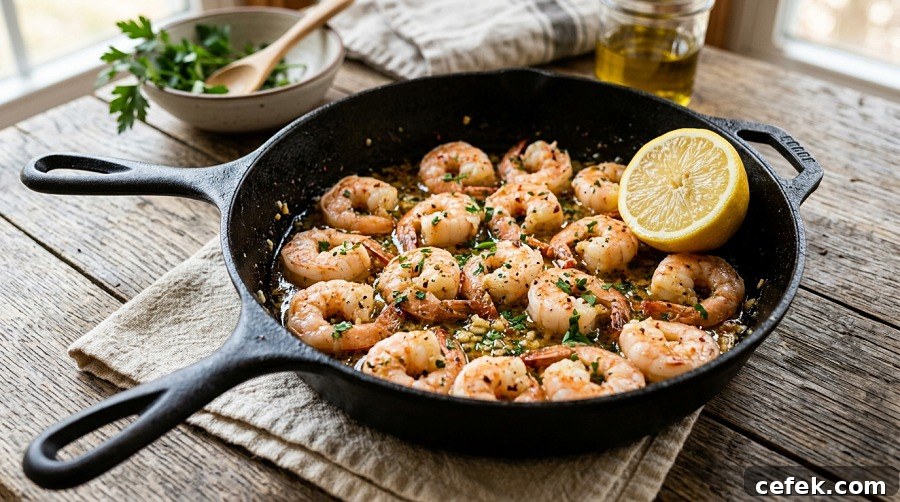 Garlic Butter Shrimp (10 Minutes)