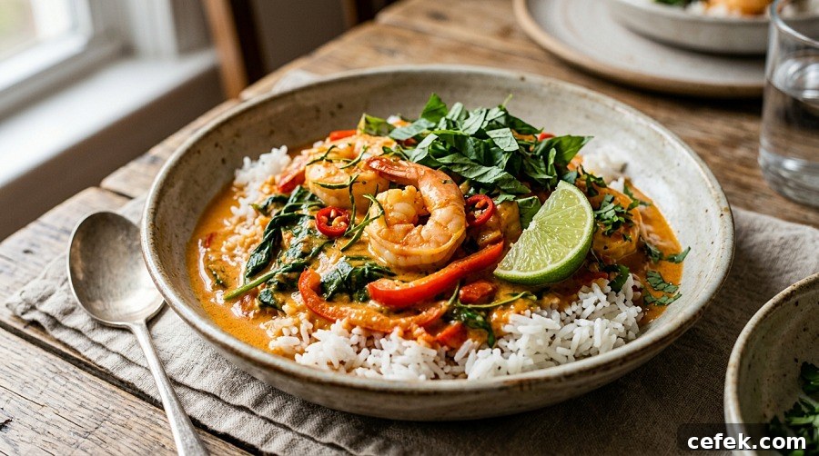 Thai Coconut Curry Shrimp (20 Minutes)