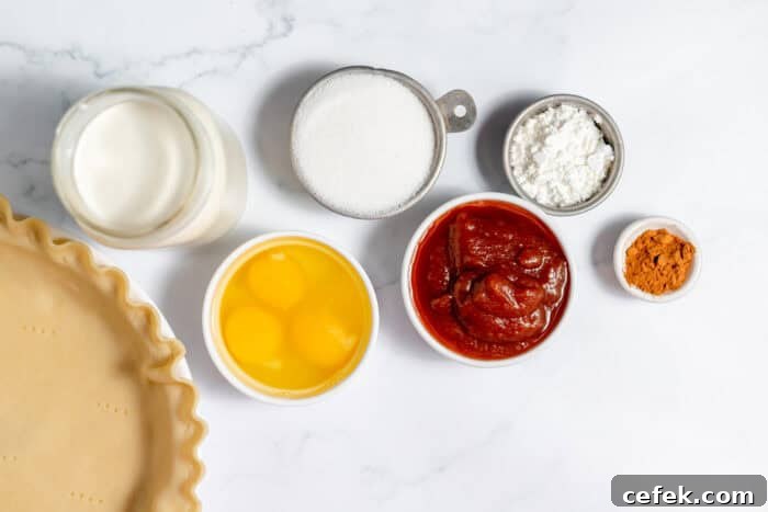 ingredients for apple butter pie