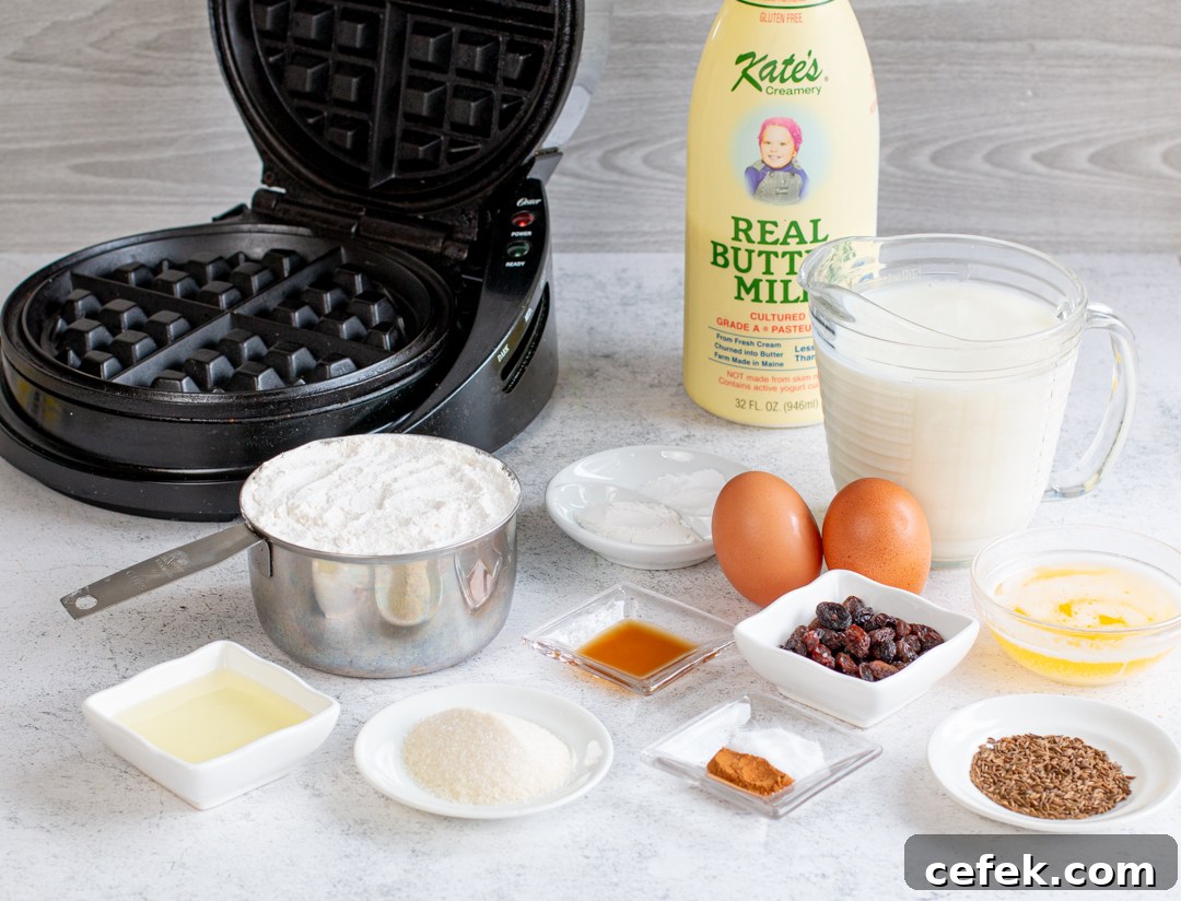 Ingredients for Karen's Irish Soda Bread