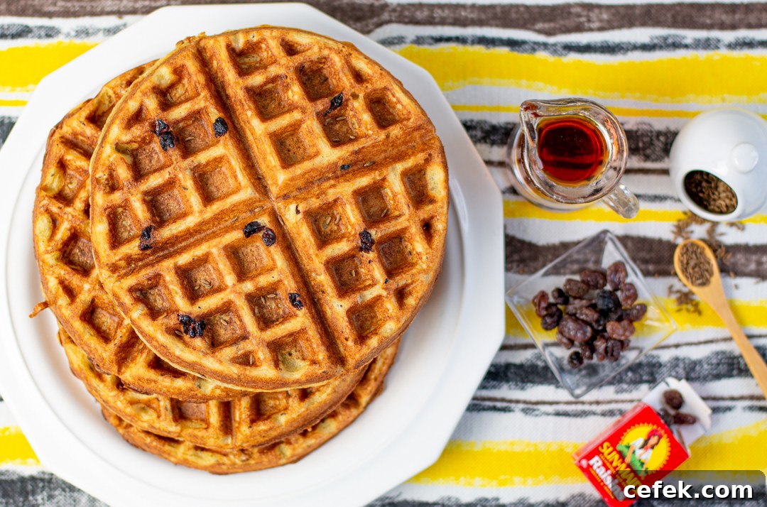 Karen's Irish Soda Bread Waffles