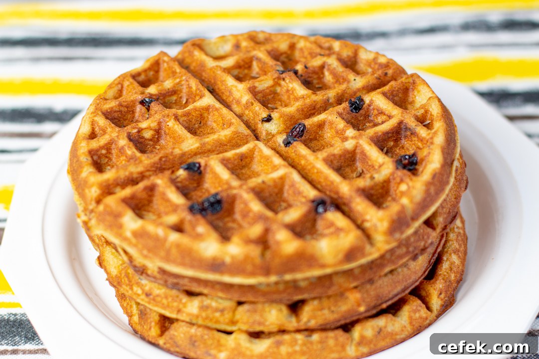 Karen's Irish Soda bread Waffles