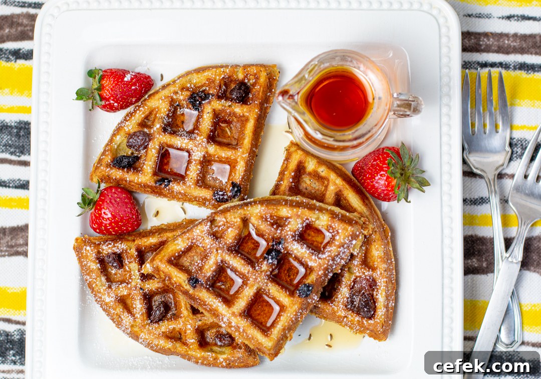 Karen's Irish Soda Bread Waffles