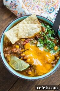 Slow Cooker Taco Soup