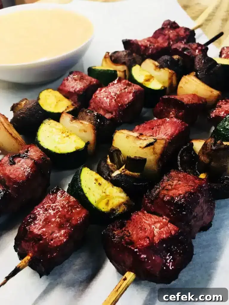 Traeger Hibachi Steak Skewers