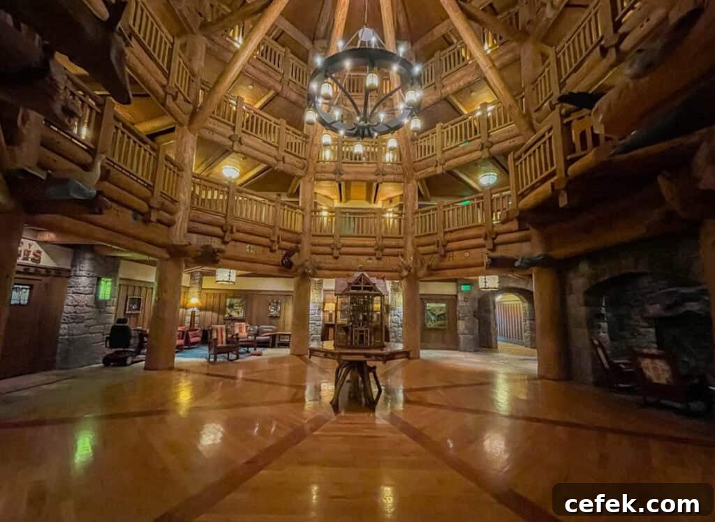 Boulder Ridge at Wilderness Lodge Main entrance and lobby.